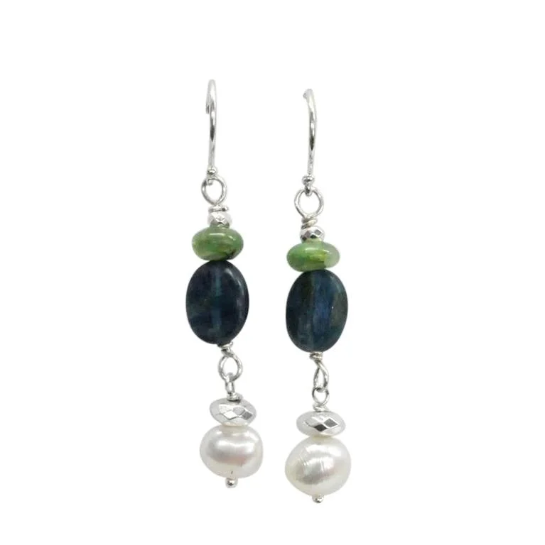 Saphirim Multi-Gemstone Drop Earrings