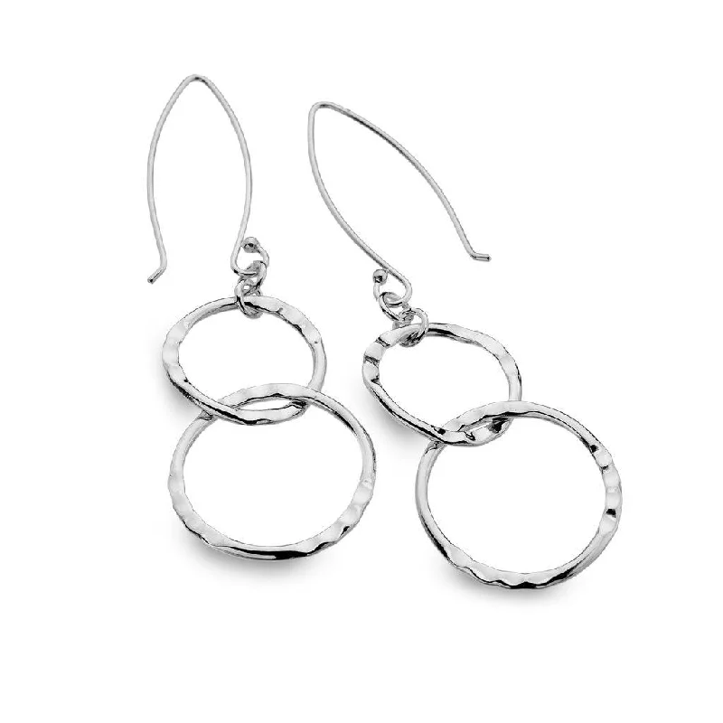 Sea Gems Forever Hoops Drop Earrings