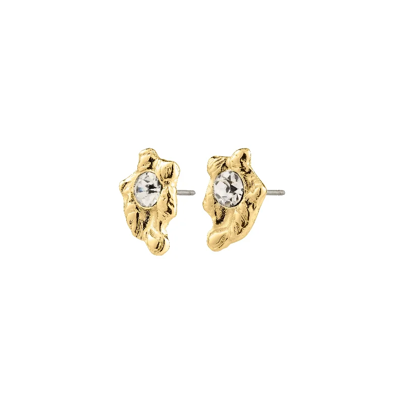 AIAS crystal earrings gold-plated