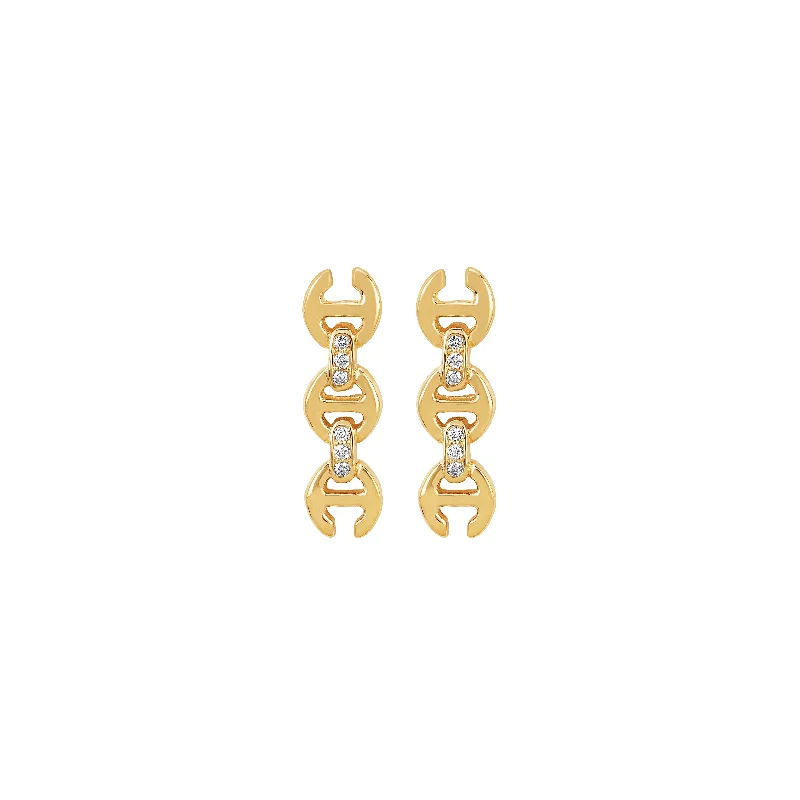 3MM TOGGLE STUDS WITH DIAMONDS