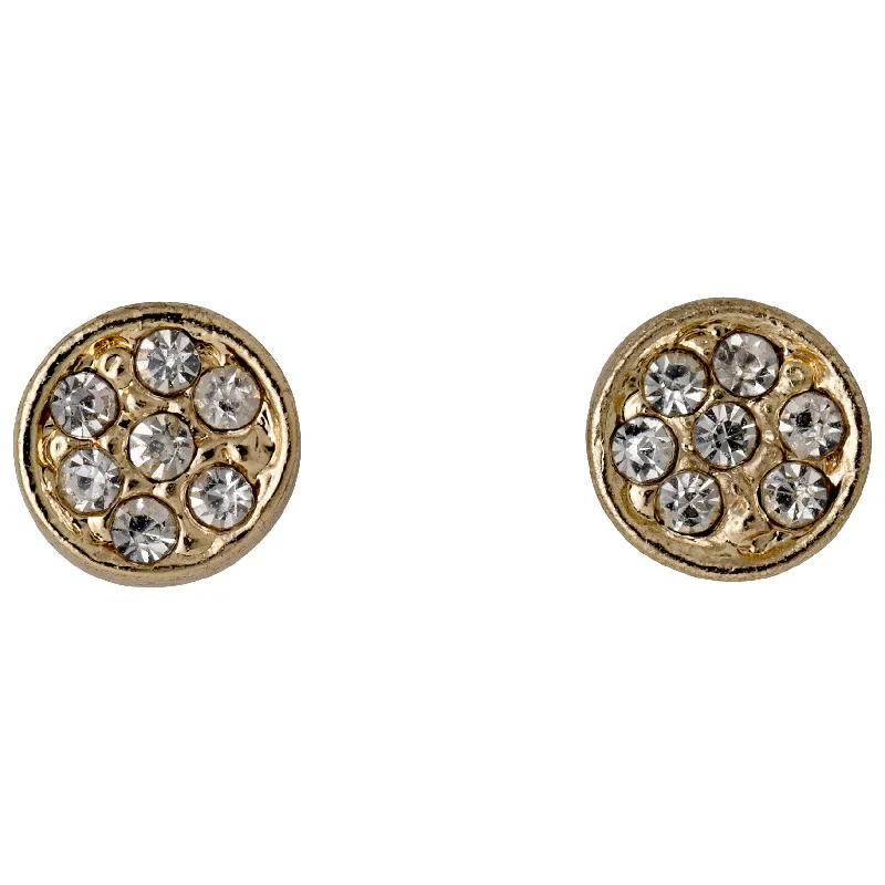 EMMA crystal earrings gold-plated