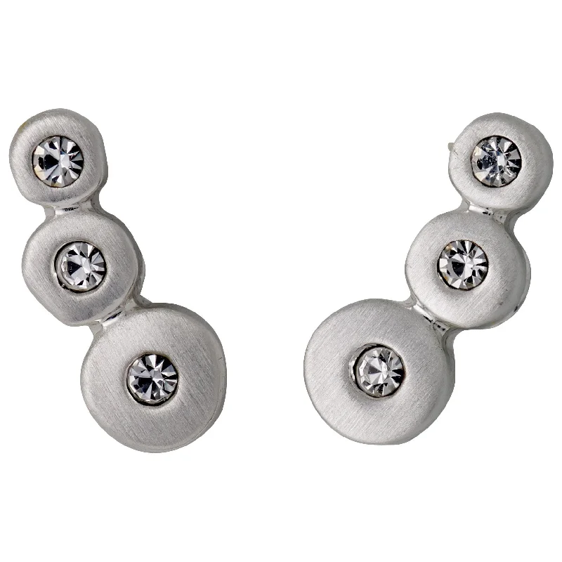 BELLA crystal earrings silver-plated