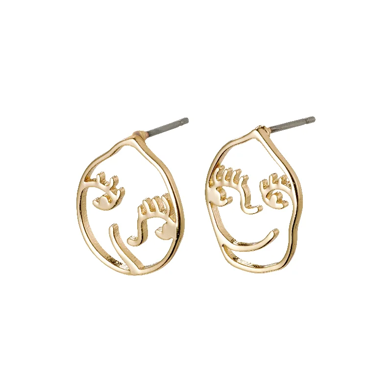 DEBRA earrings gold-plated