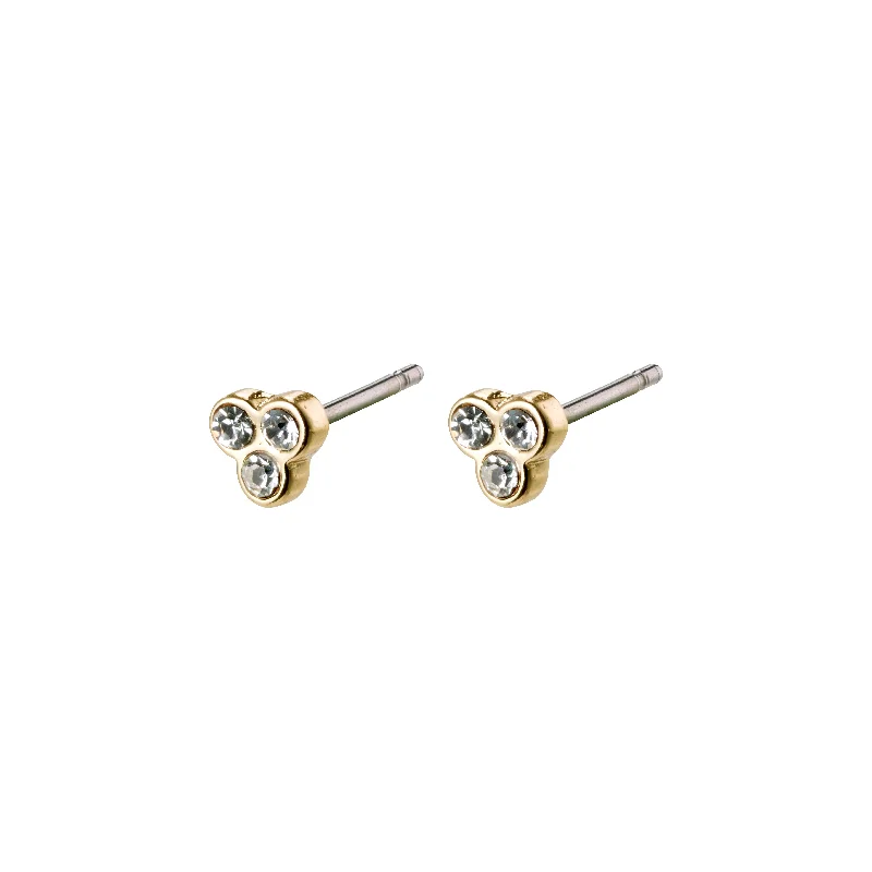 CAILY crystal earrings gold-plated