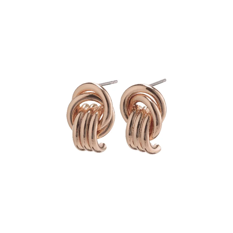 DORIS earrings rosegold-plated