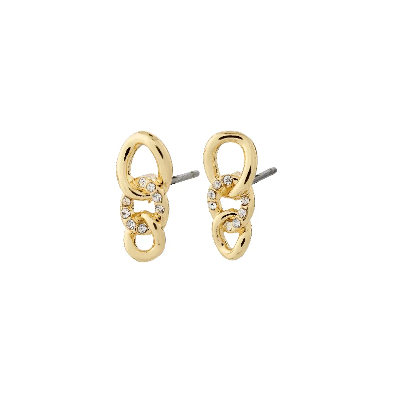 WRENLEY earrings gold-plated