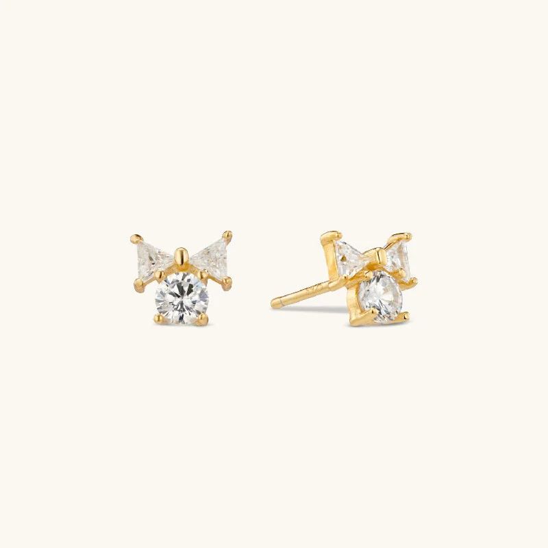 Affinity Stud Earring in Gold