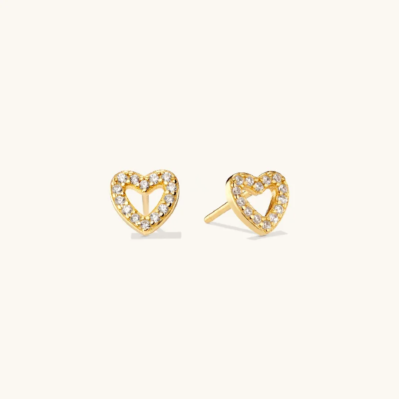 Alma Stud Earring in Gold