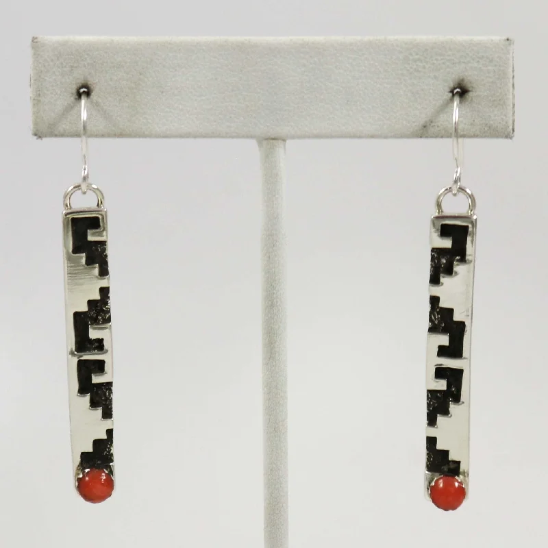 Coral Earrings