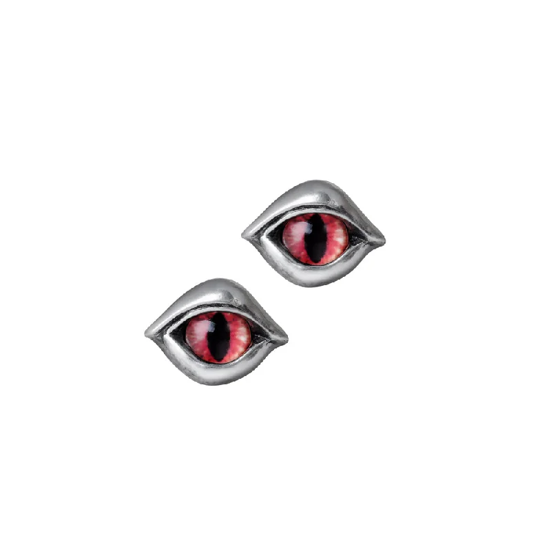 Demoneye Studs Alchemy Gothic Demon Eye Earrings