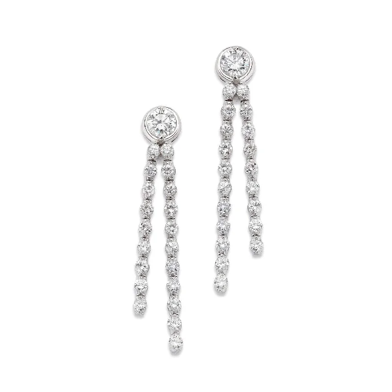 Diamond Drop Earrings