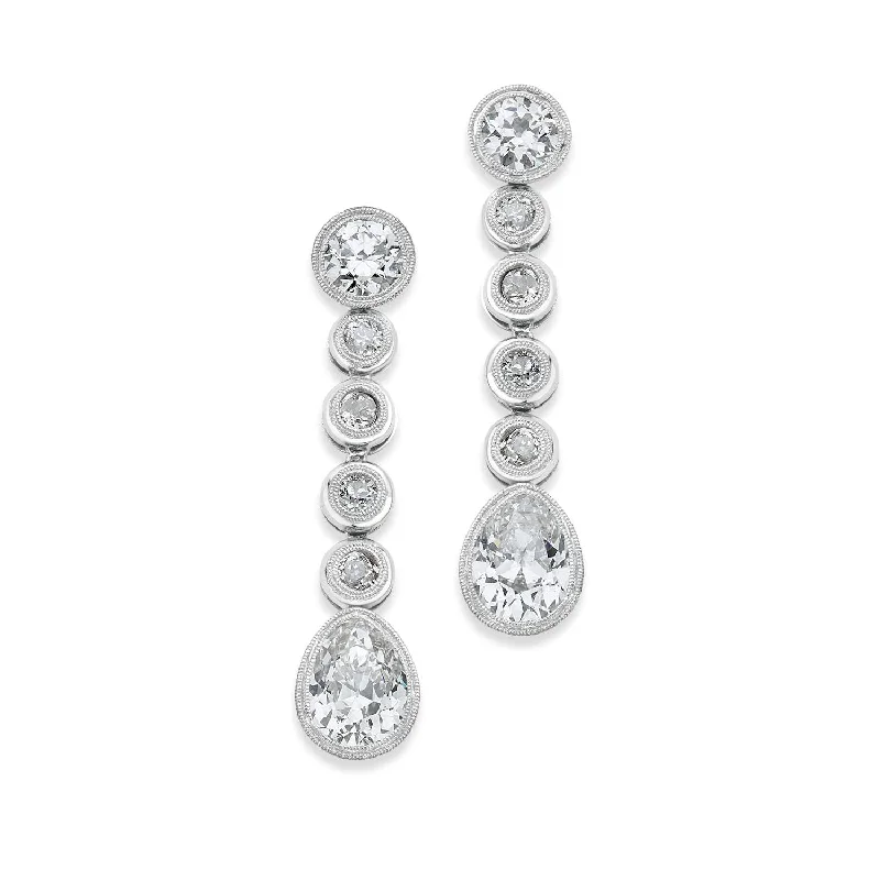 DIAMOND DROP EARRINGS