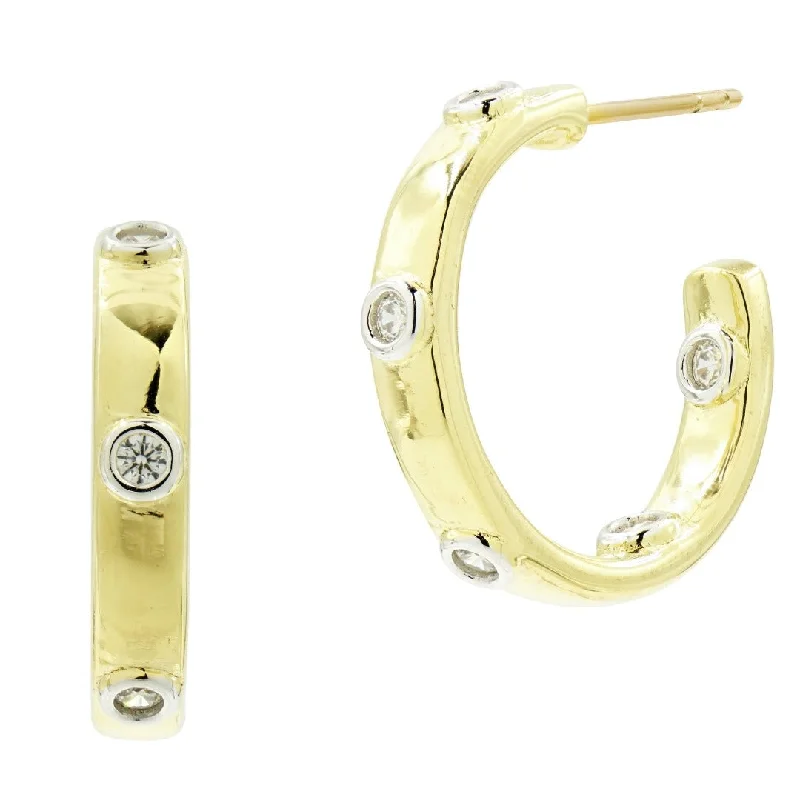 Freida Rothman Radiance Chunky Hoop Earrings