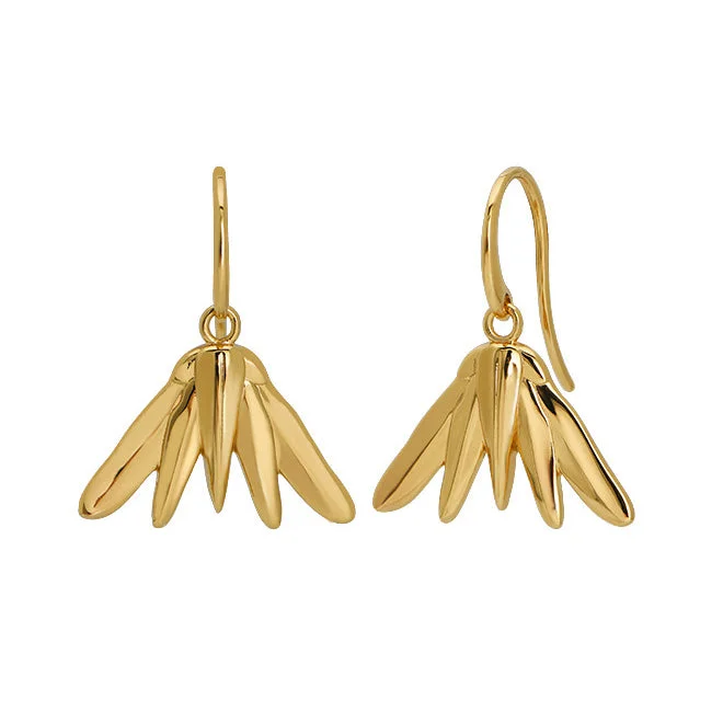 Goldbug Shrimp Tail Drop Earrings