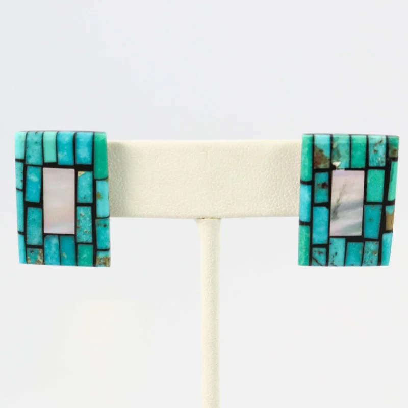 Inlay Earrings