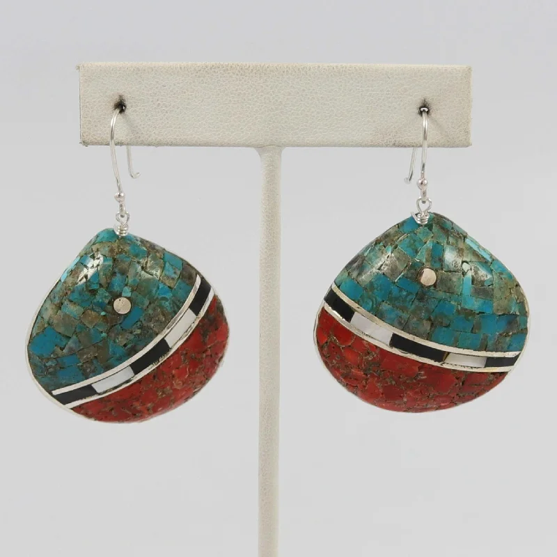 Inlay Shell Earrings