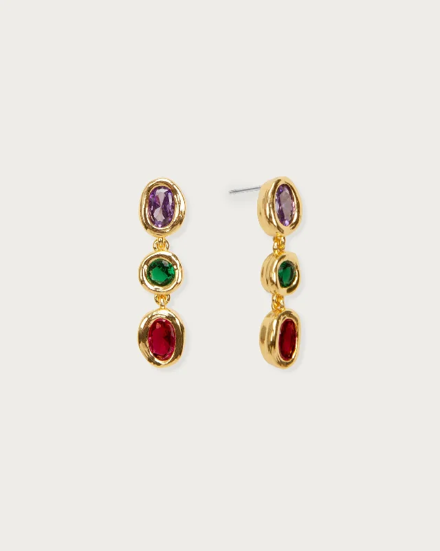 Iridescent Drop Earrings