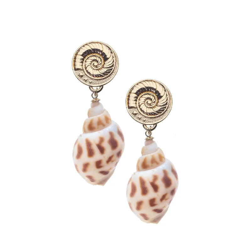 Jane Win INSPIRATION Shell Drop Earrings