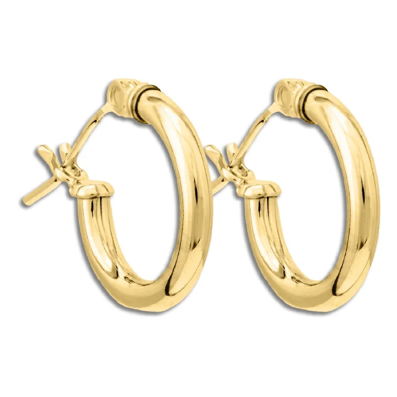 Kiddie Kraft 14KT Yellow Gold Childrens Hoop Earrings