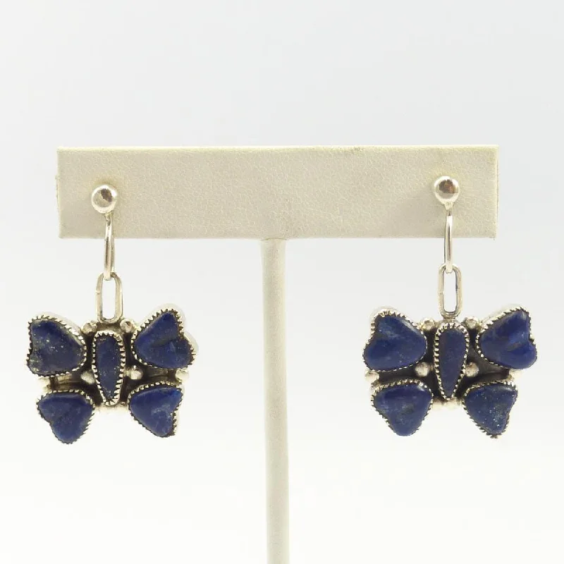 Lapis Butterfly Earrings