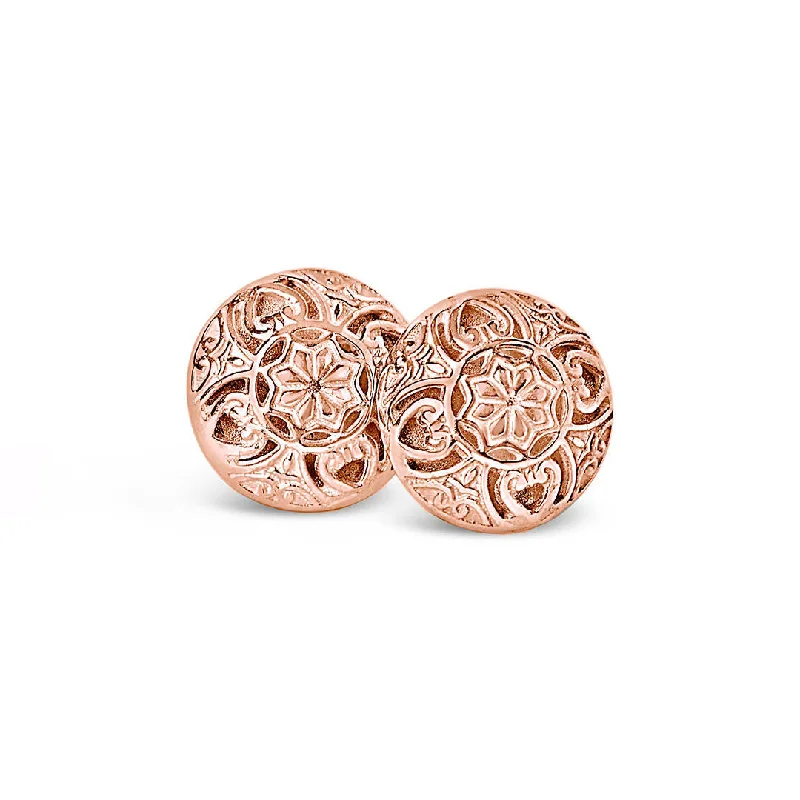 Memory Keeper Earrings | Rose Gold