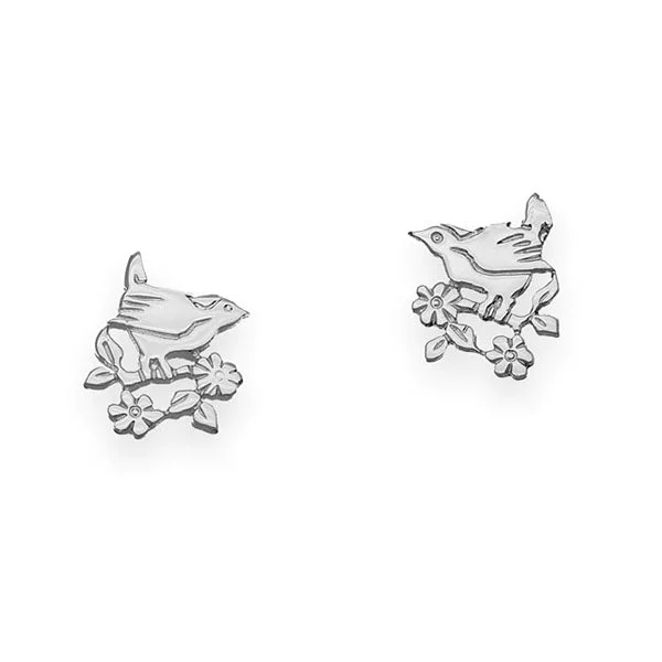 Nature In Flight Silver Earrings E149