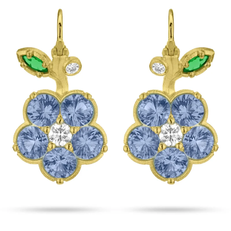 Paul Morelli Blue Sapphire Wild Child Drop Earrings