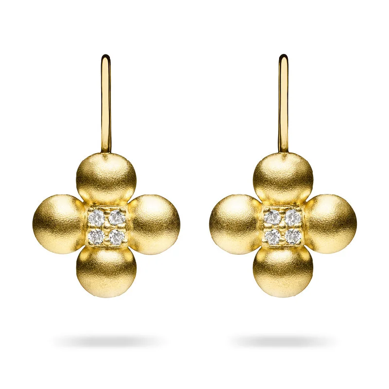 Paul Morelli Diamond Golden Sequence Drop Earrings