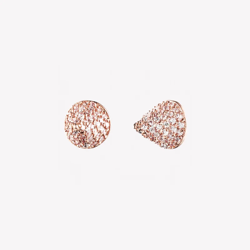 PAVÉ CONE STUD EARRINGS