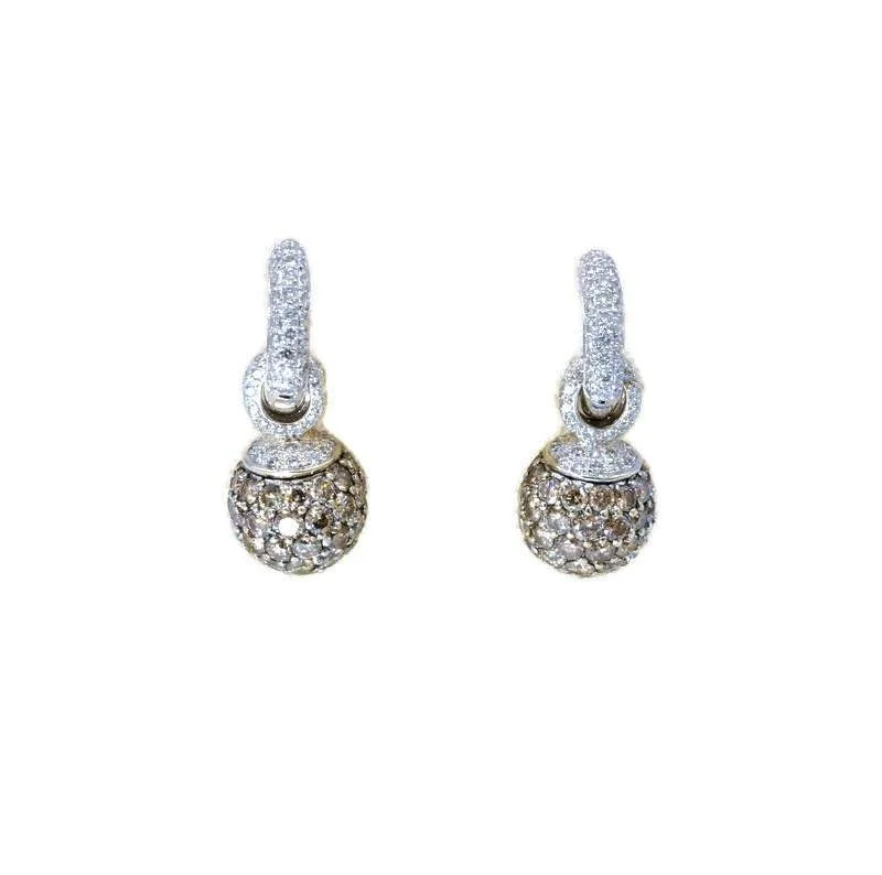 PAVE DROP EARRINGS