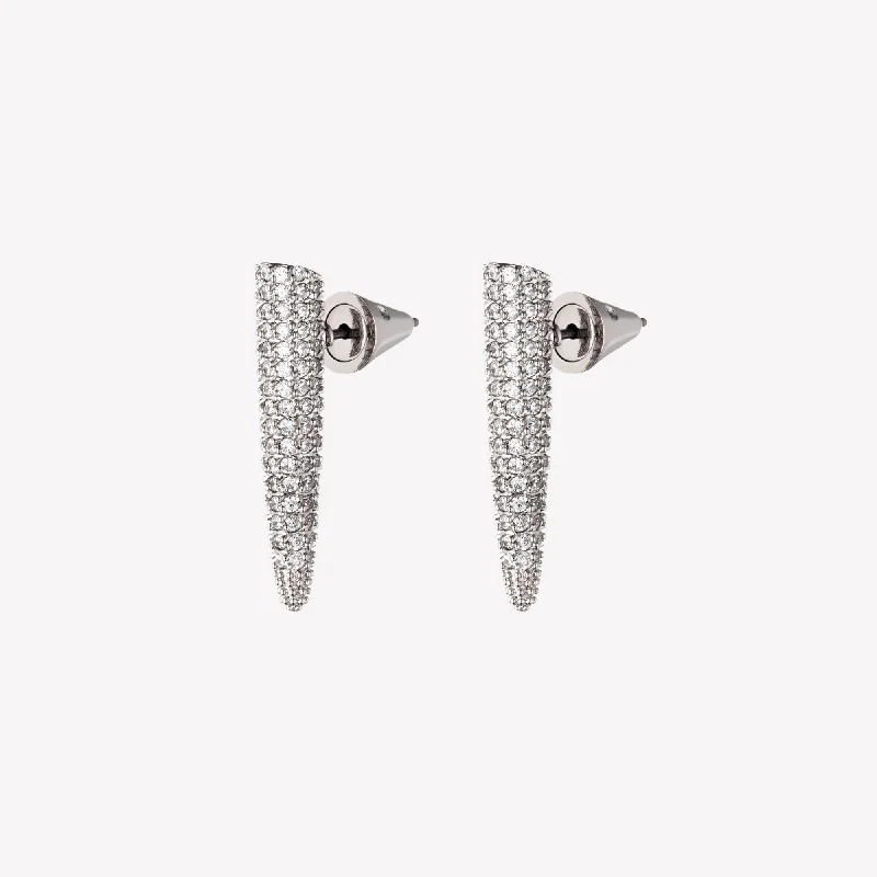 PAVÉ SPIKE STUD EARRINGS