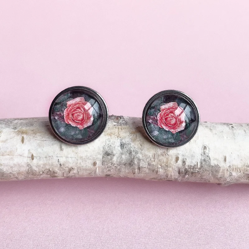 Rose - Stud Earrings