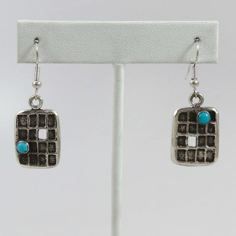 Sleeping Beauty Turquoise Earrings