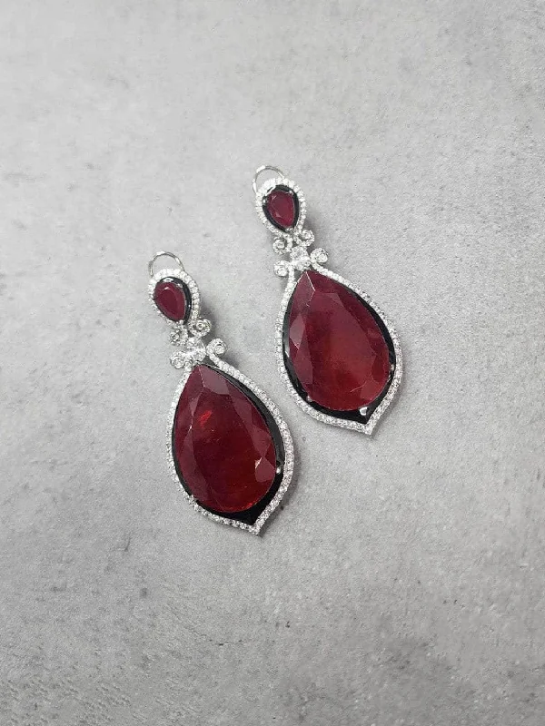 Stone Drop Earrings