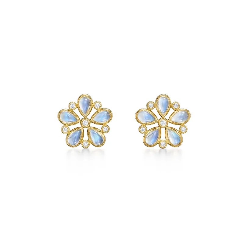 Temple St. Clair Luna Flower Post Earrings