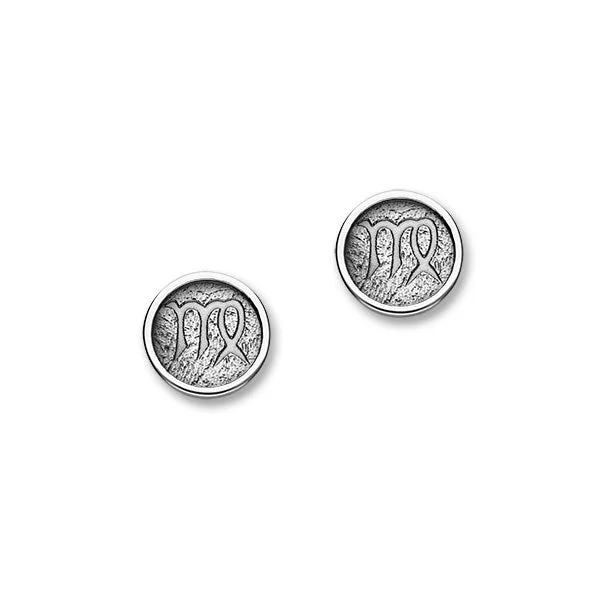 Zodiac Silver Earrings E1852 Virgo