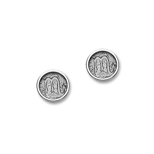 Zodiac Silver Earrings E1857 Scorpio